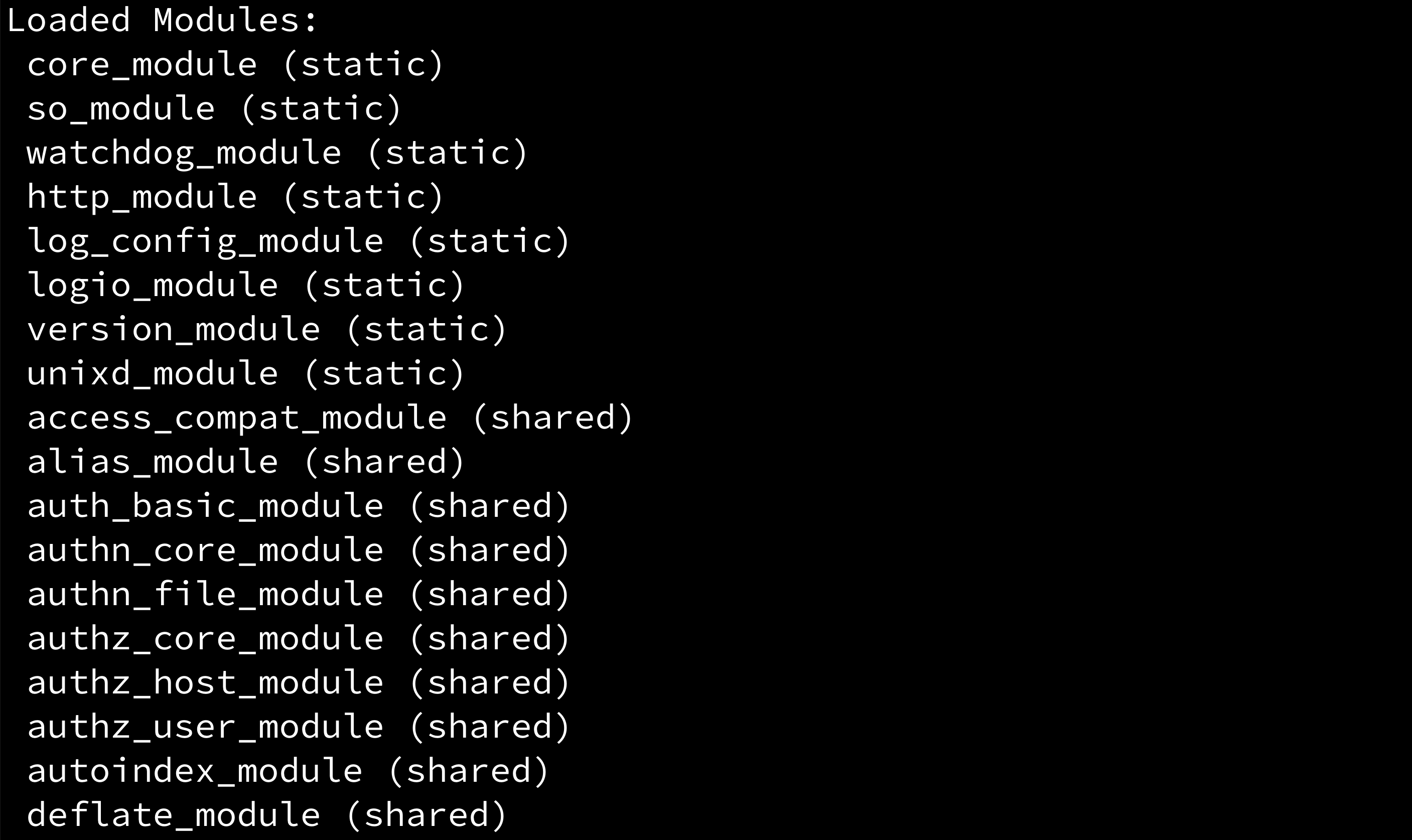 How To Enable Or Disable Apache Modules