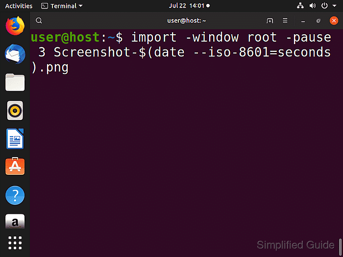 How to take screenshot from Linux terminal