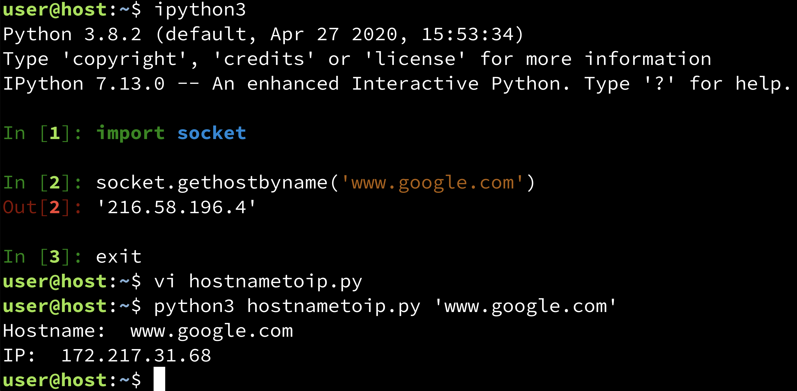 Python get user