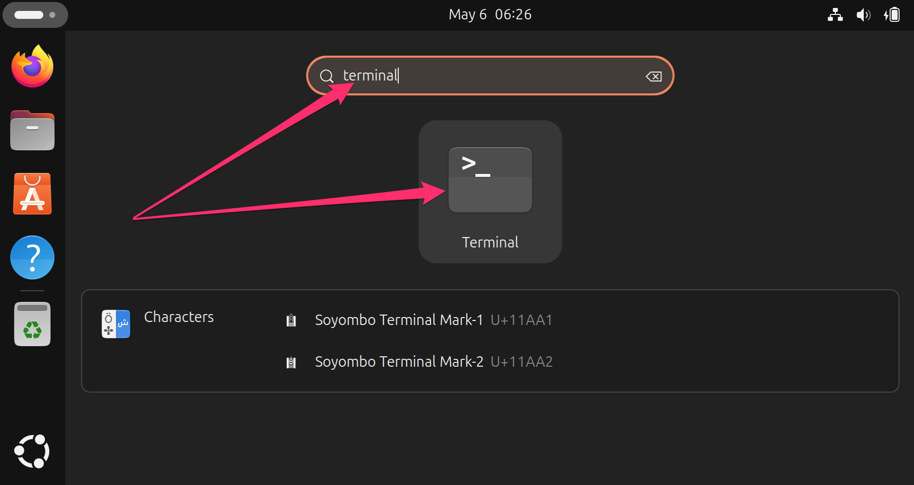 ubuntu open terminal ubuntu open terminal